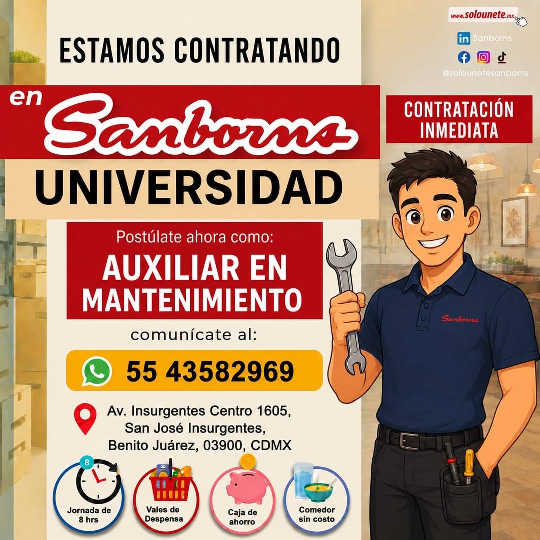 Auxiliar de Mantenimiento