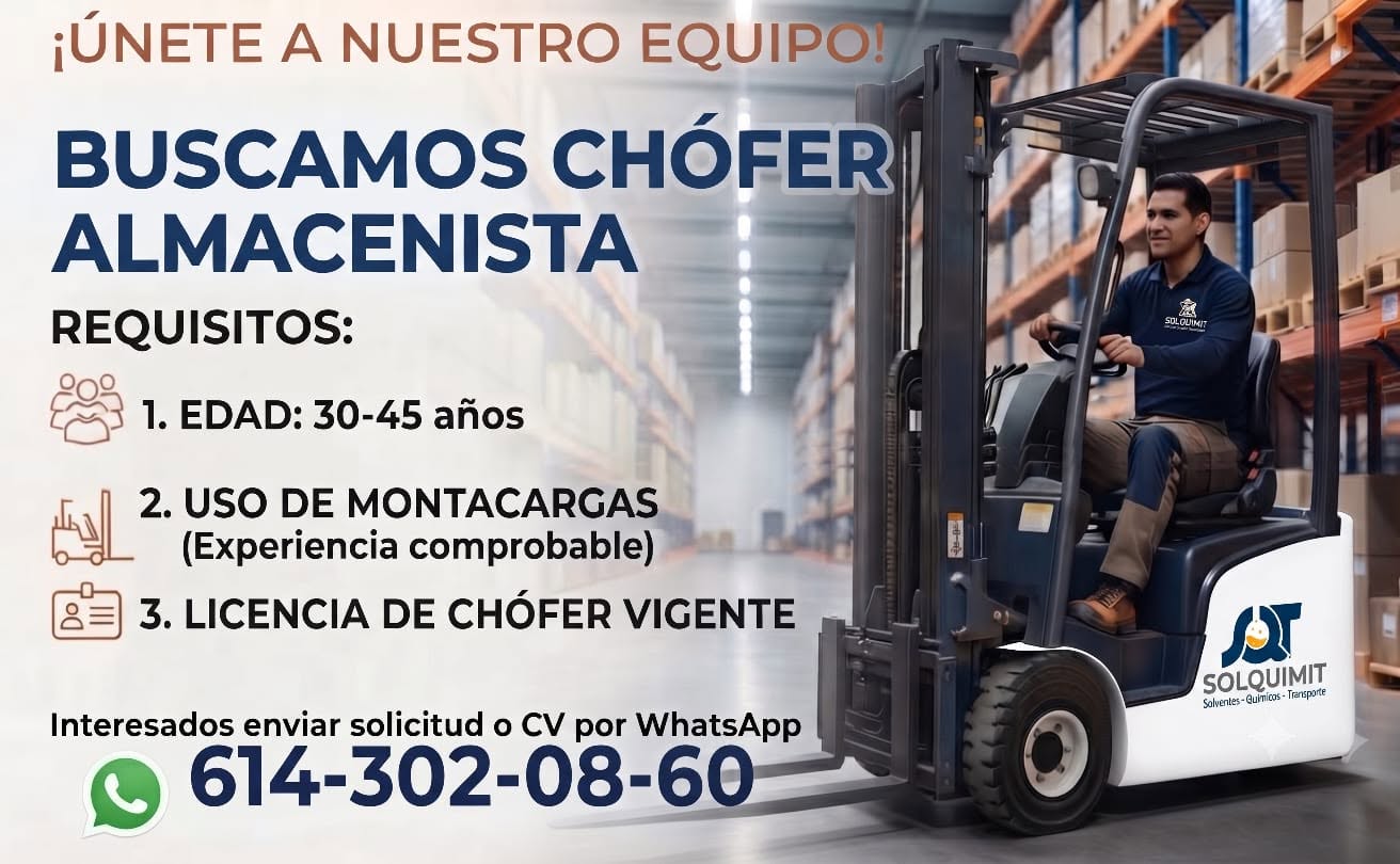Chófer Almacenista
