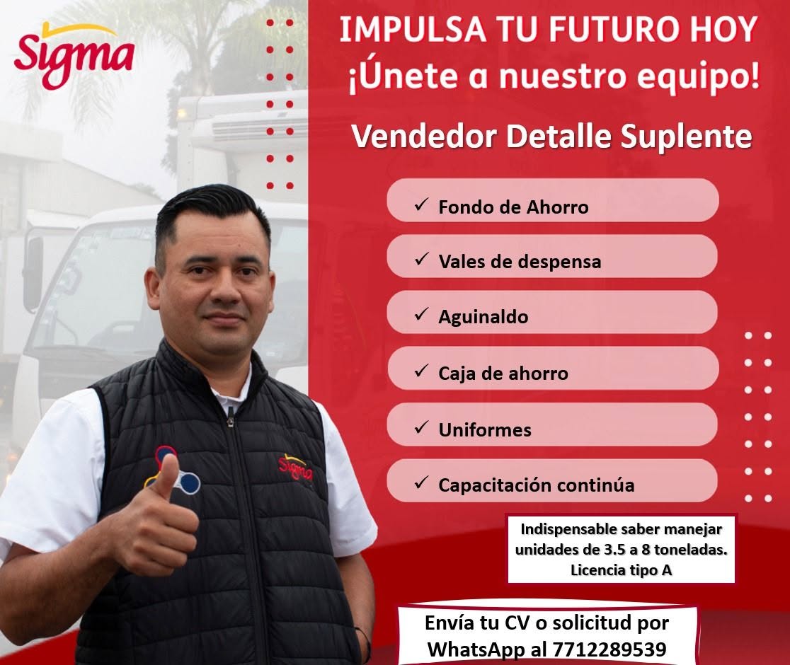 Vendedor Detalle Suplente