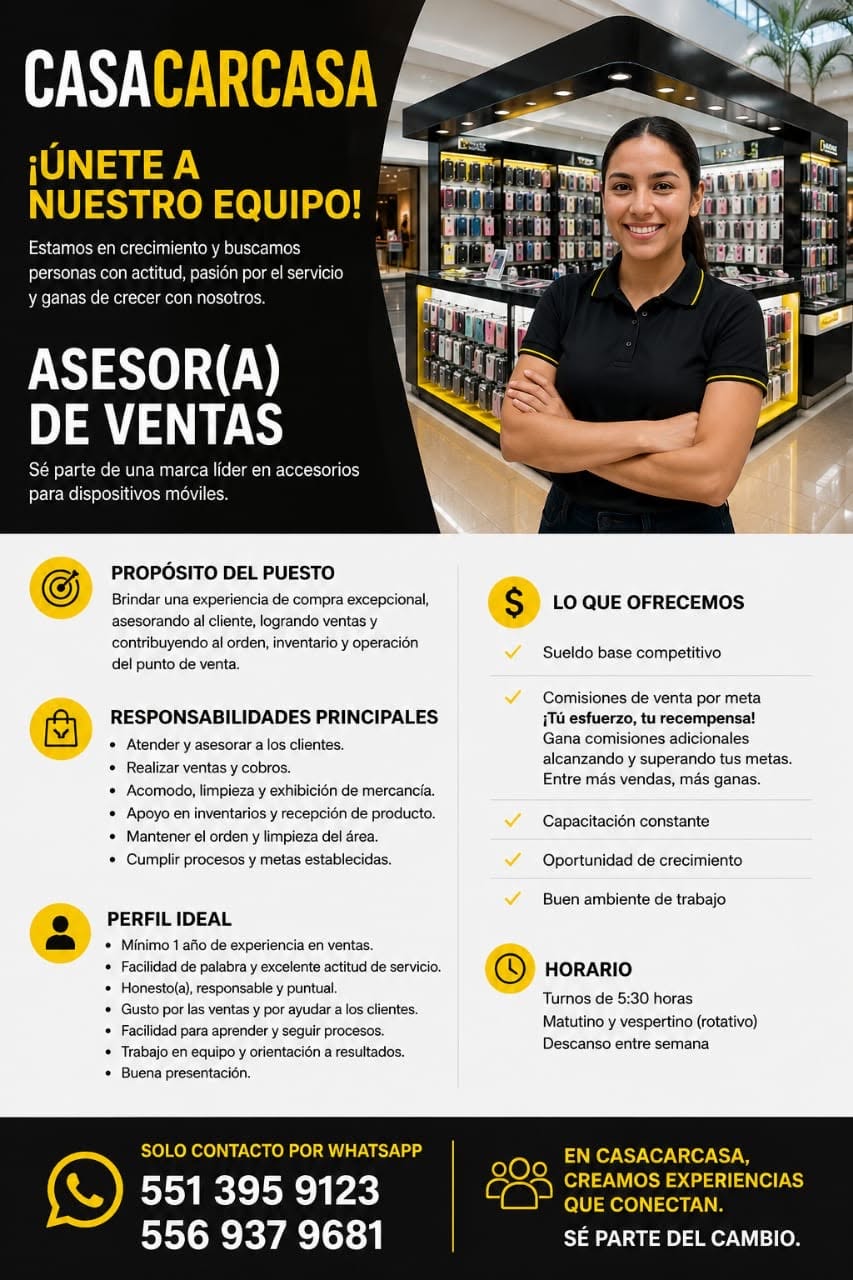 Asesor(a) de Ventas