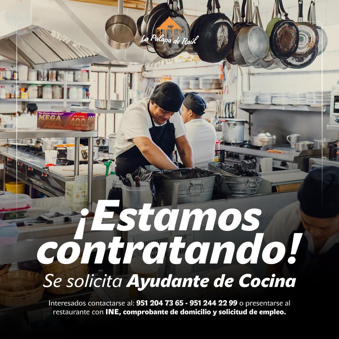 Ayudante de Cocina