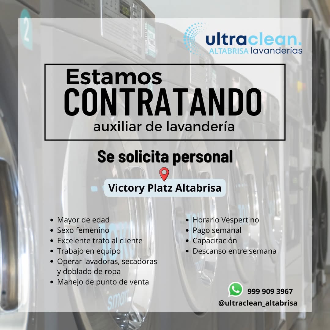 Auxiliar de Lavandería