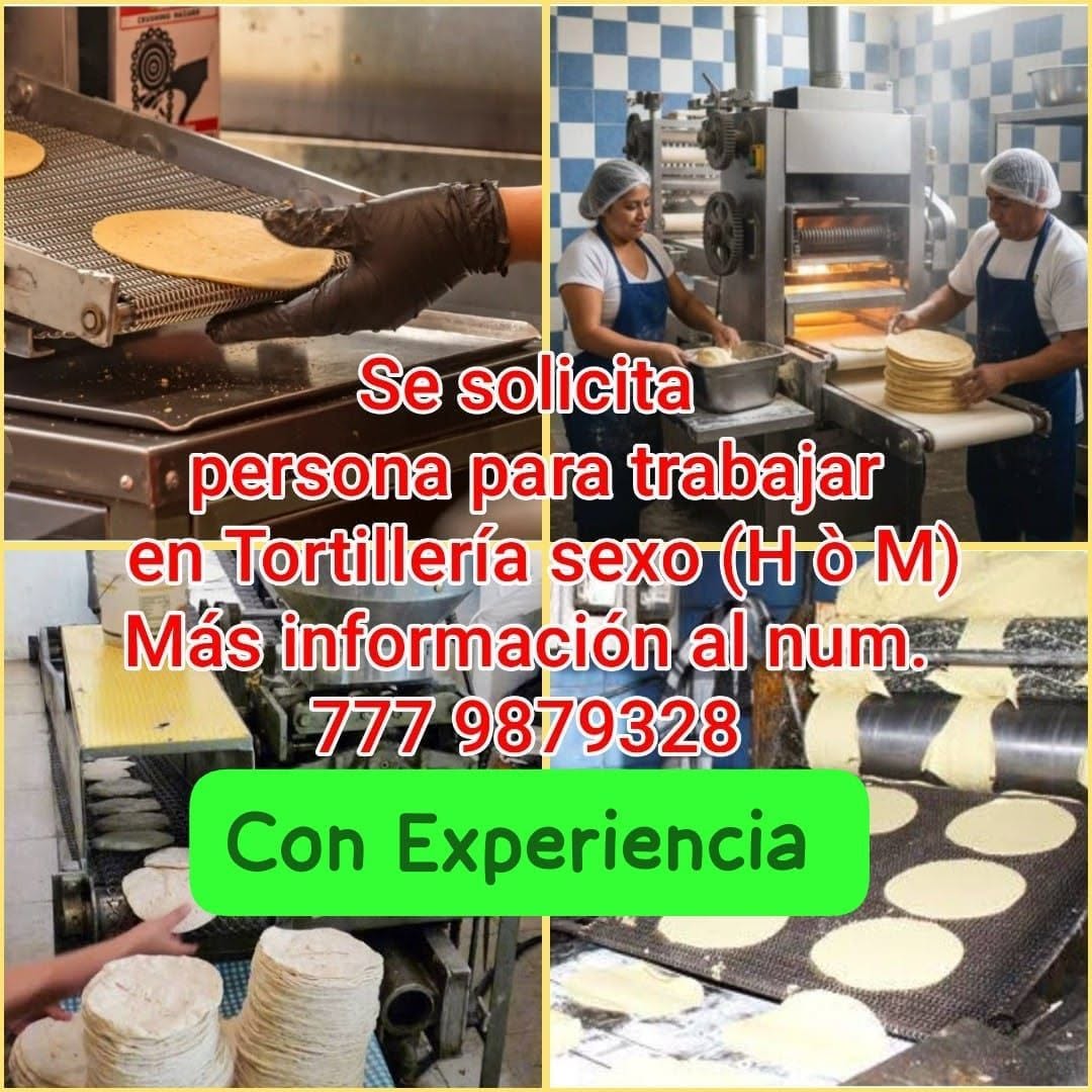 Trabajador de Tortillería