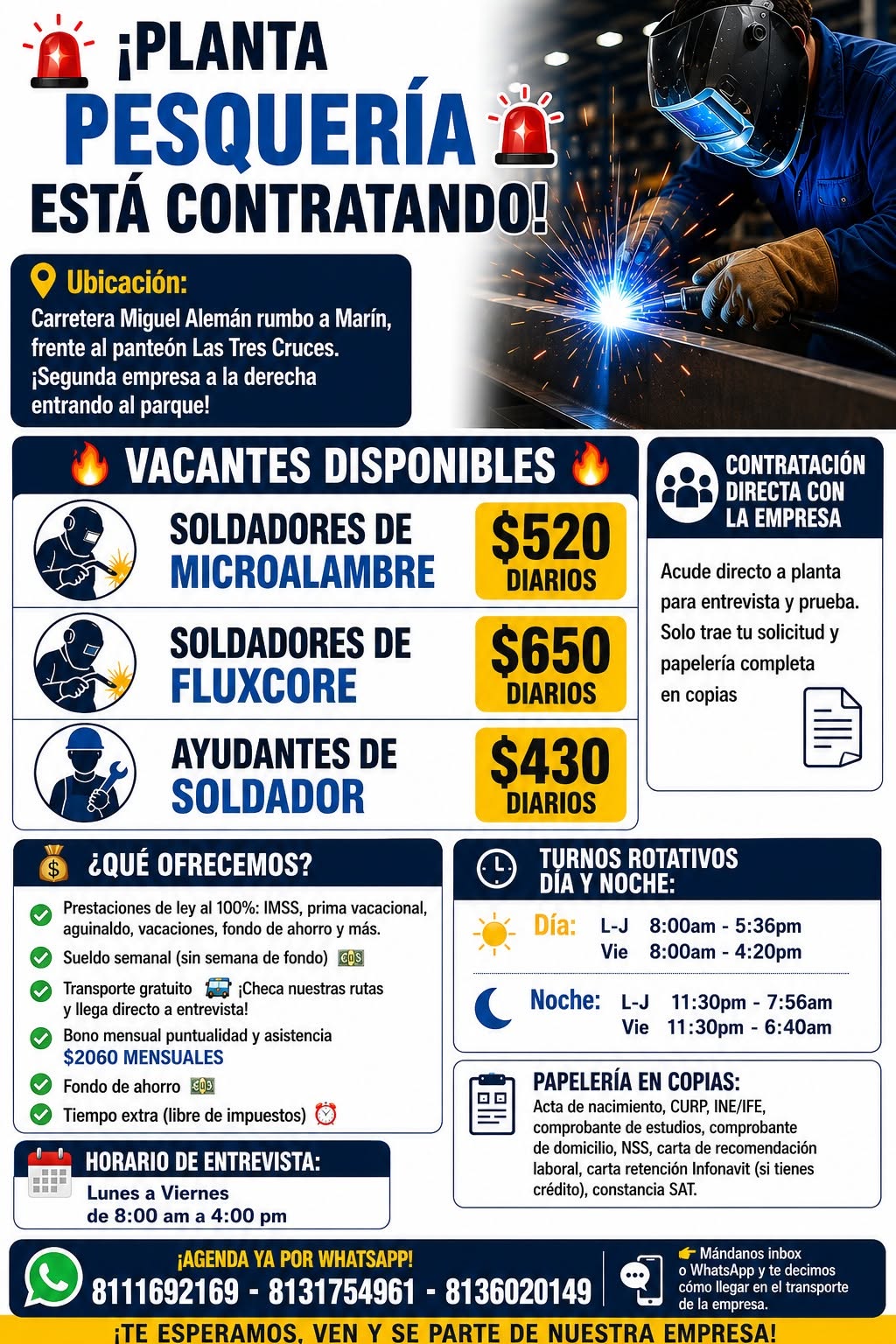 Vacante disponible