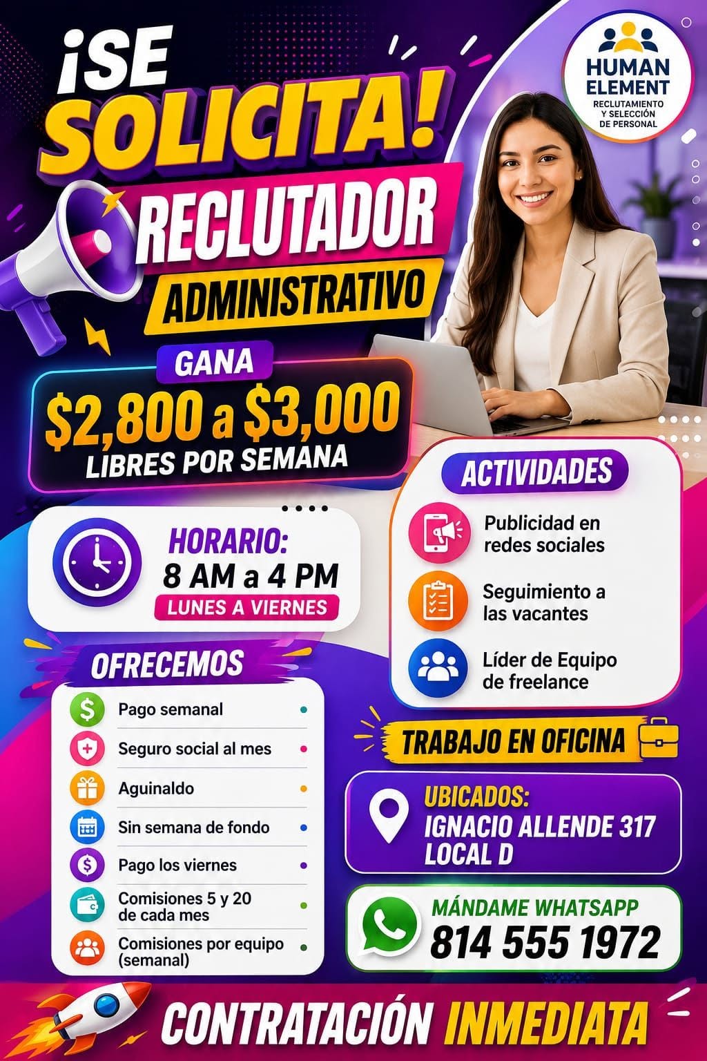 Reclutador Administrativo
