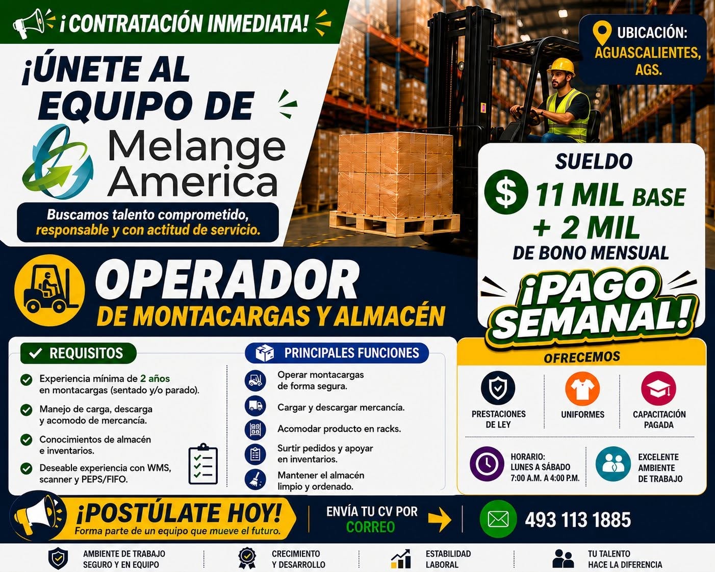 Operador de Montacargas