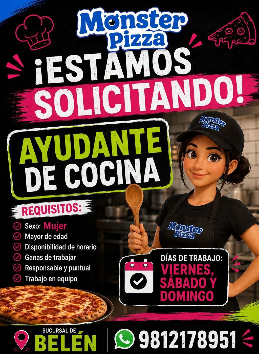 Ayudante de Cocina