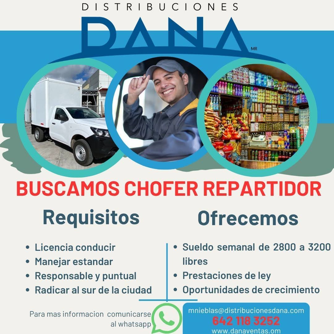 Chofer Repartidor