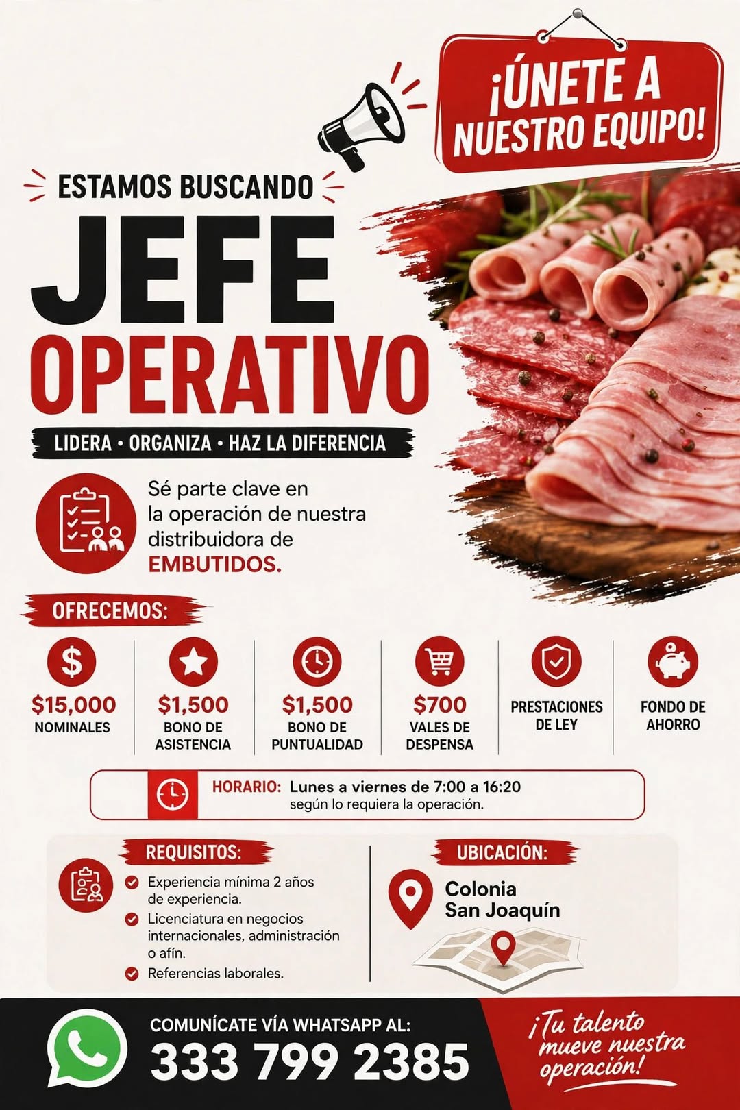 Jefe Operativo