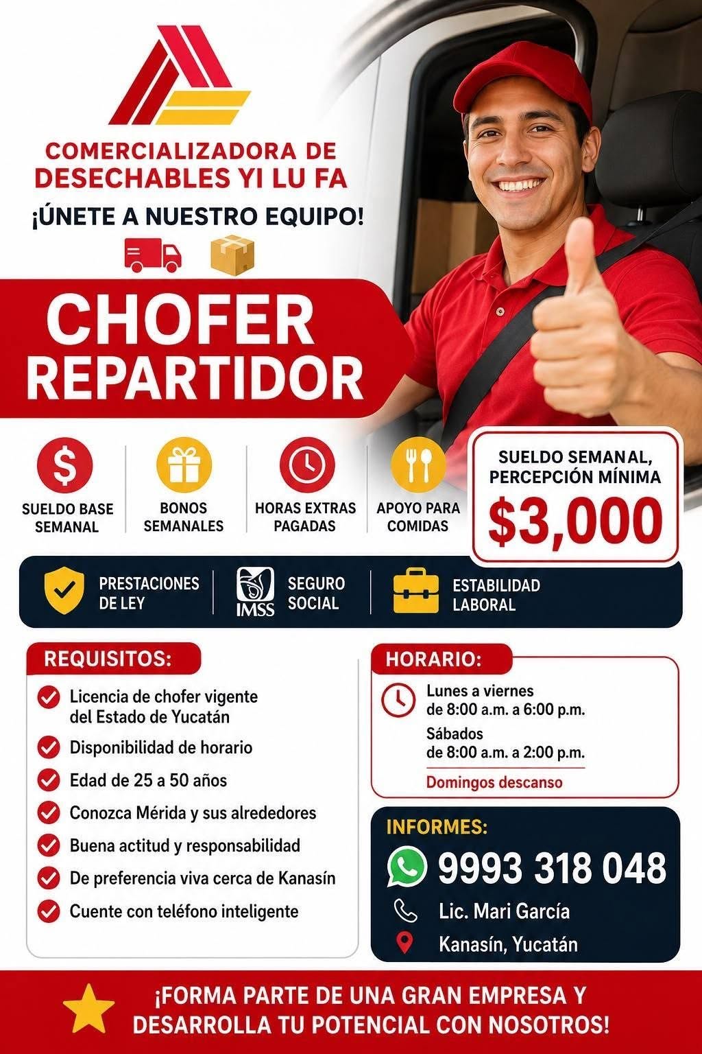 Vacante disponible