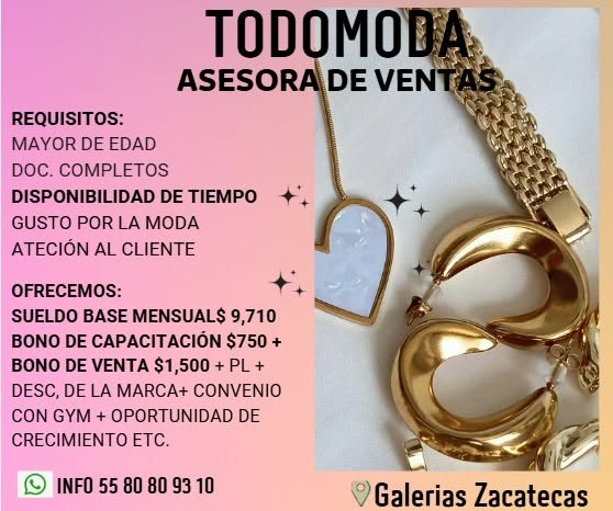 Asesora de Ventas