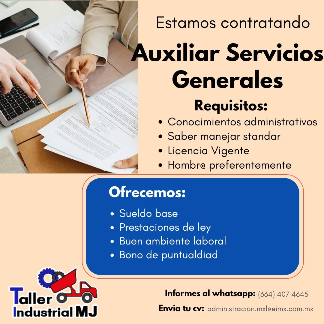 Auxiliar de Servicios Generales