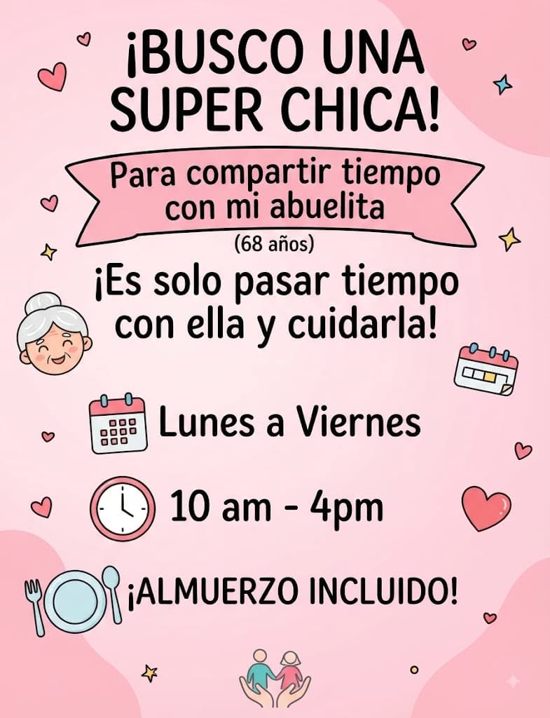 Cuidadora de adulto mayor