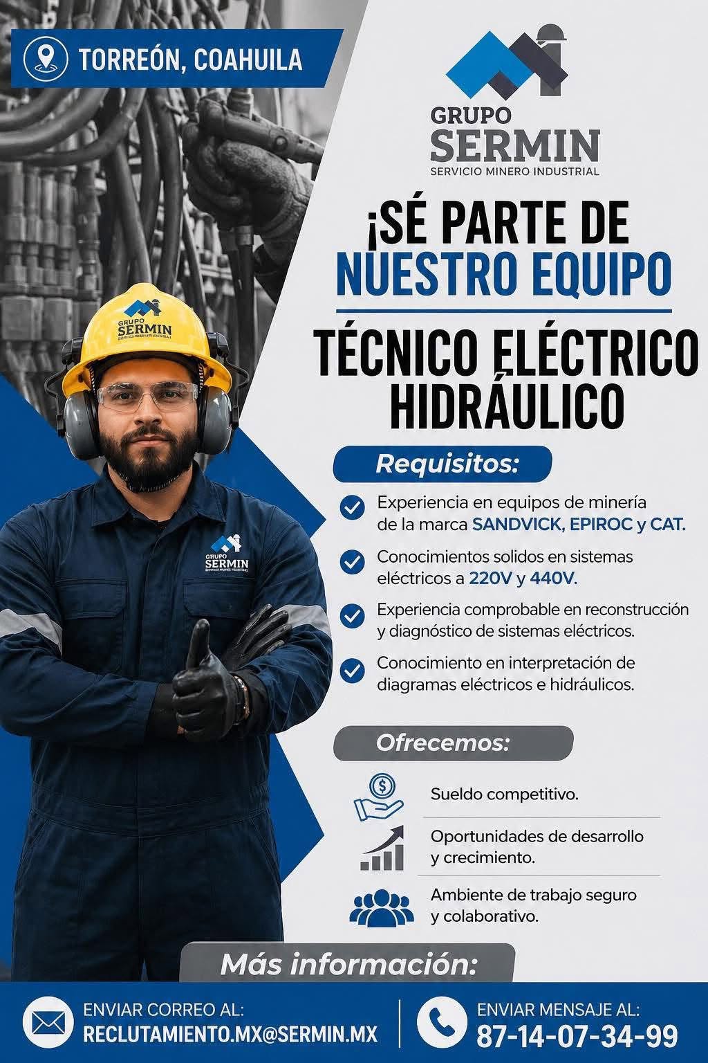 Técnico Eléctrico Hidráulico