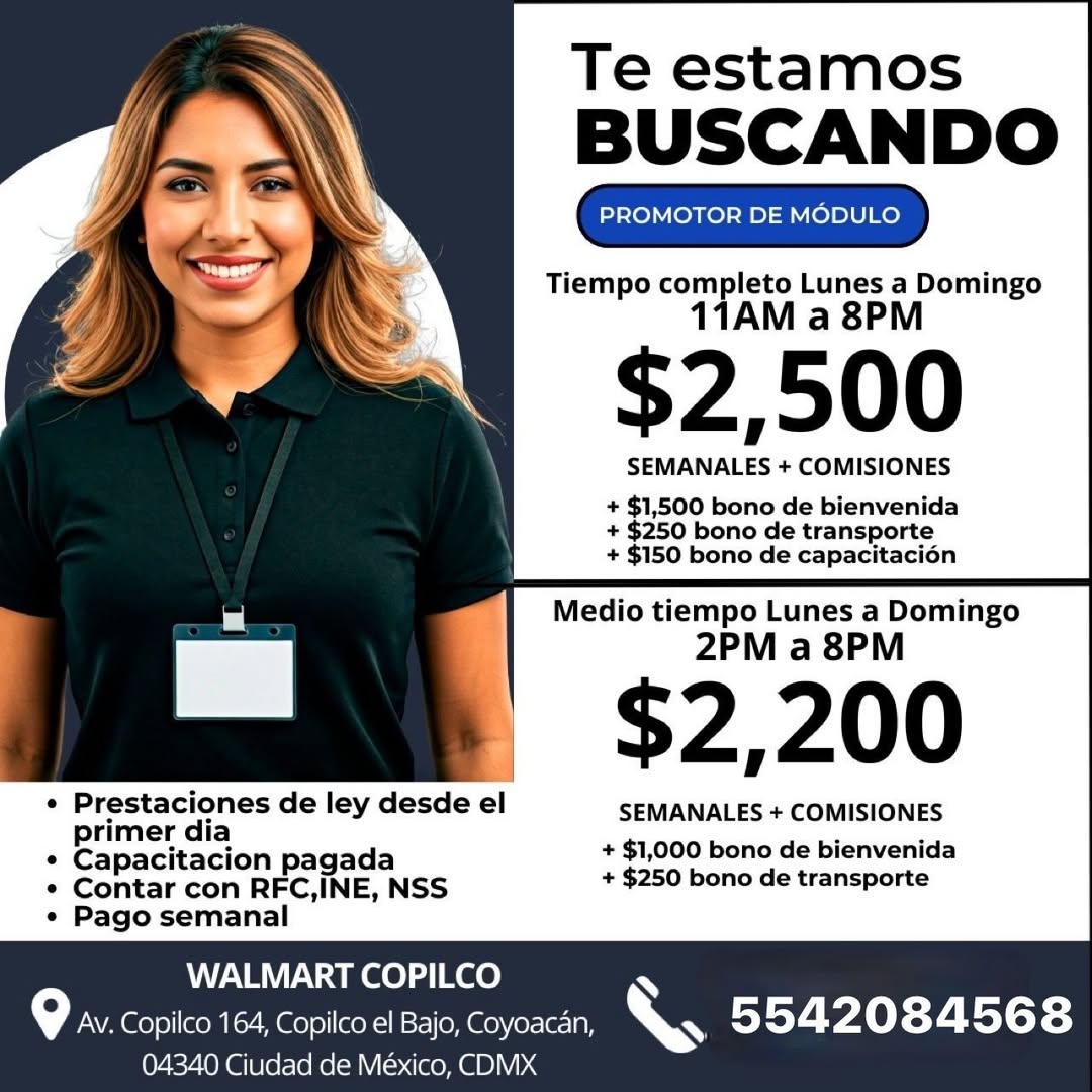 Promotor de Módulo Tiempo Completo