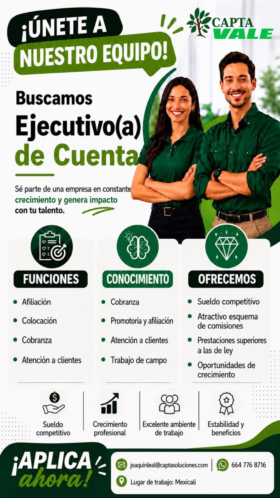 Ejecutivo(a) de Cuenta