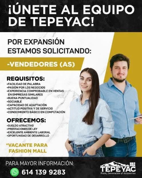 Vendedores (as)