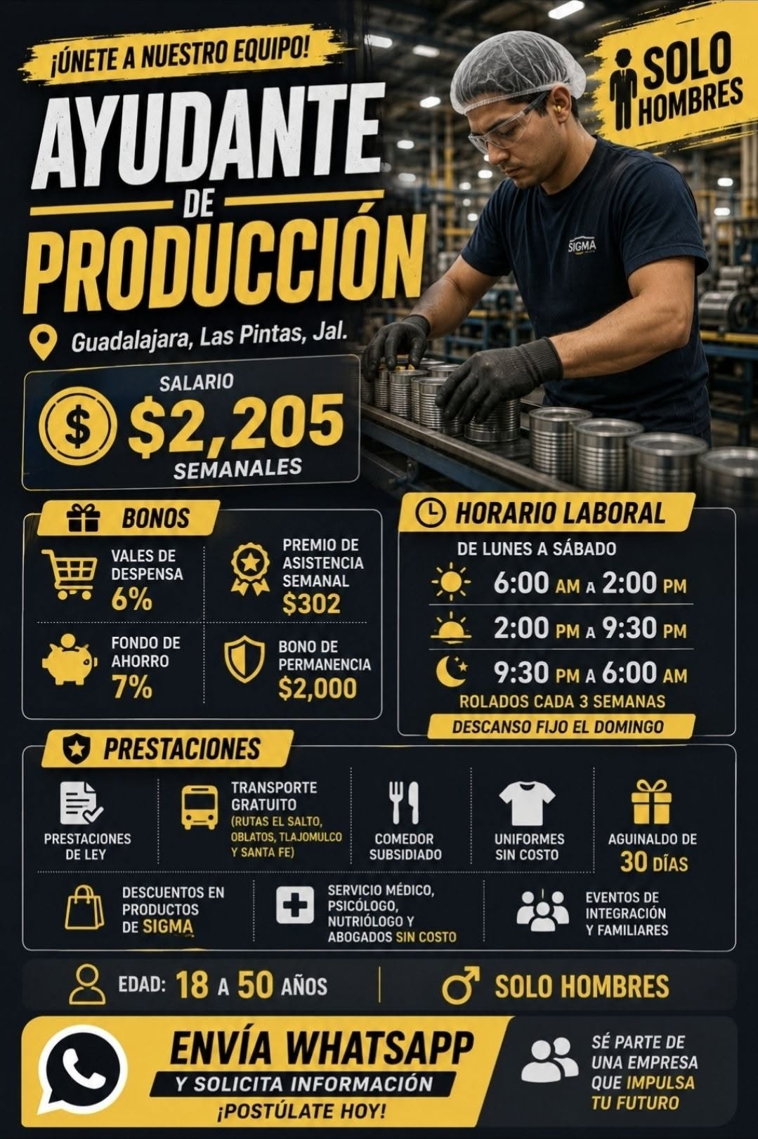 Vacante disponible