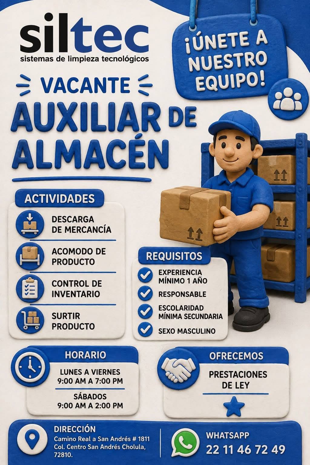 Auxiliar de Almacén