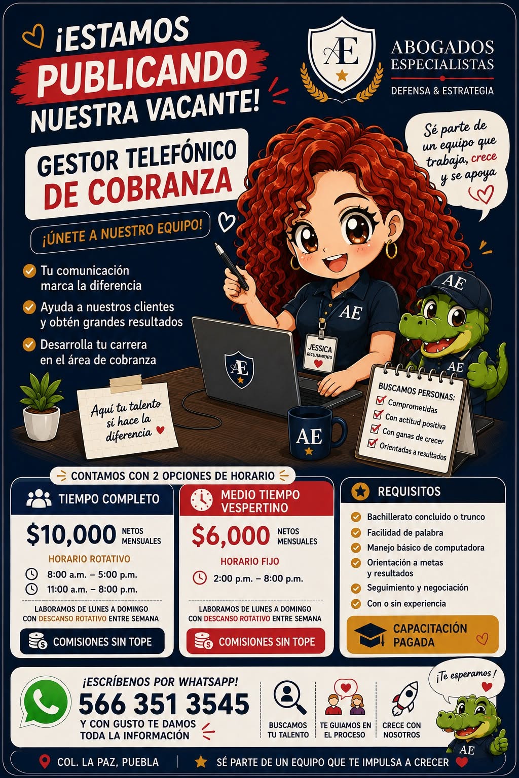 Gestor(a) Telefónico(a) de Cobranza