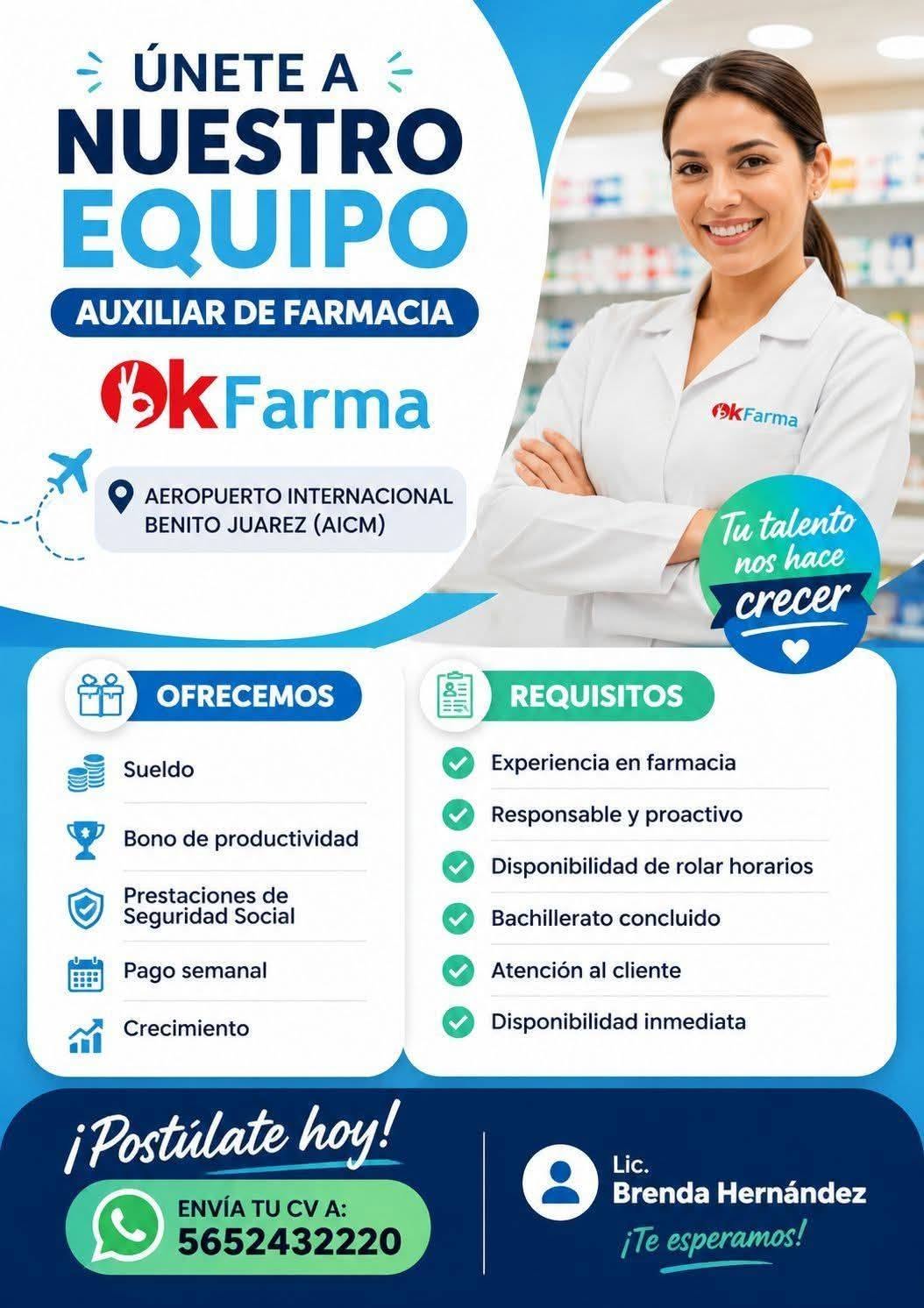 Auxiliar de Farmacia