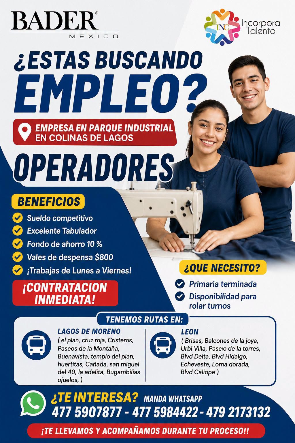 Vacante disponible