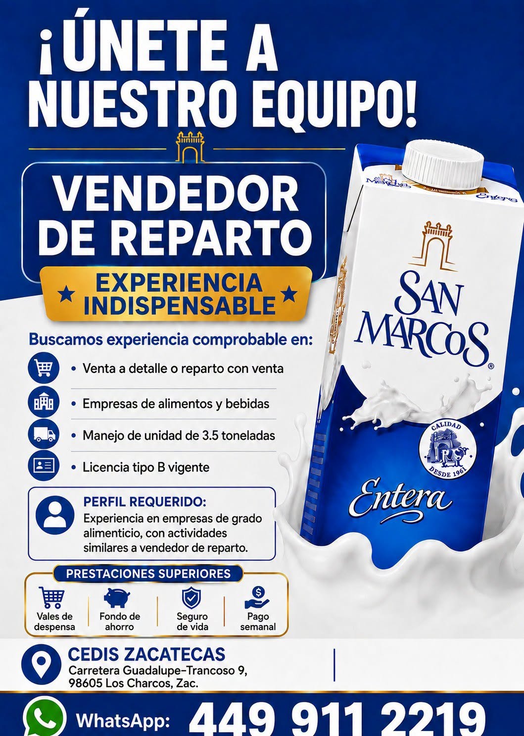Vendedor de Reparto