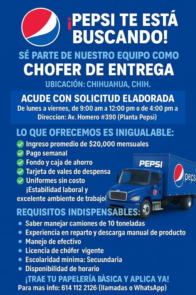 Chofer de Entrega