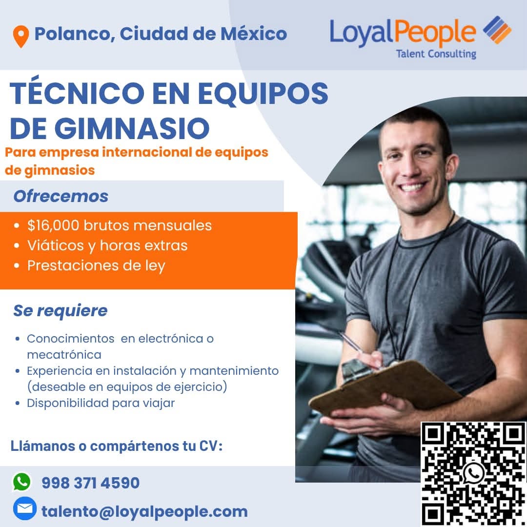 Técnico en Equipos de Gimnasio