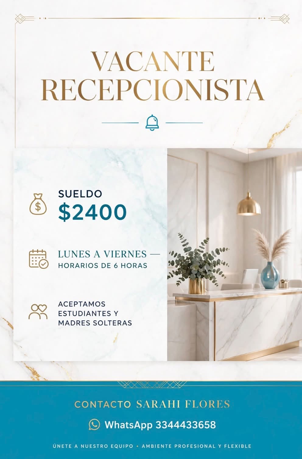 Recepcionista