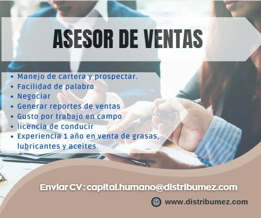 Asesor de Ventas