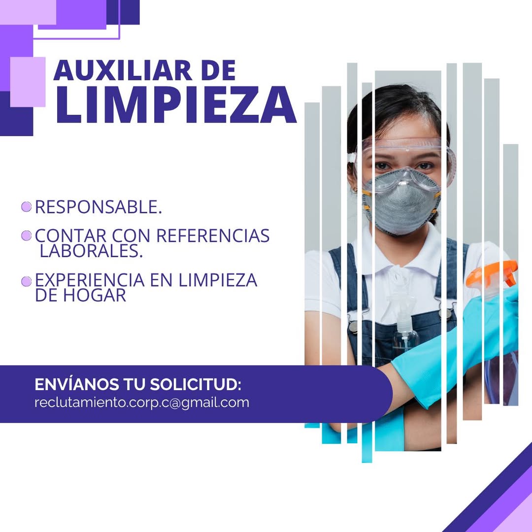 Auxiliar de Limpieza