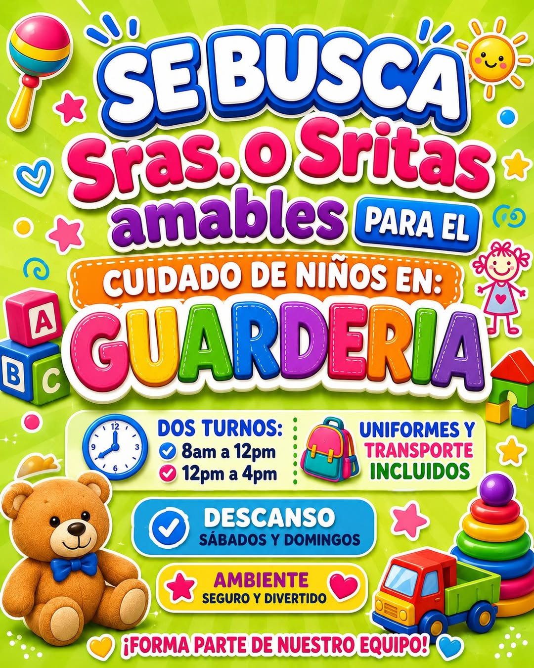 Cuidadora de Niños