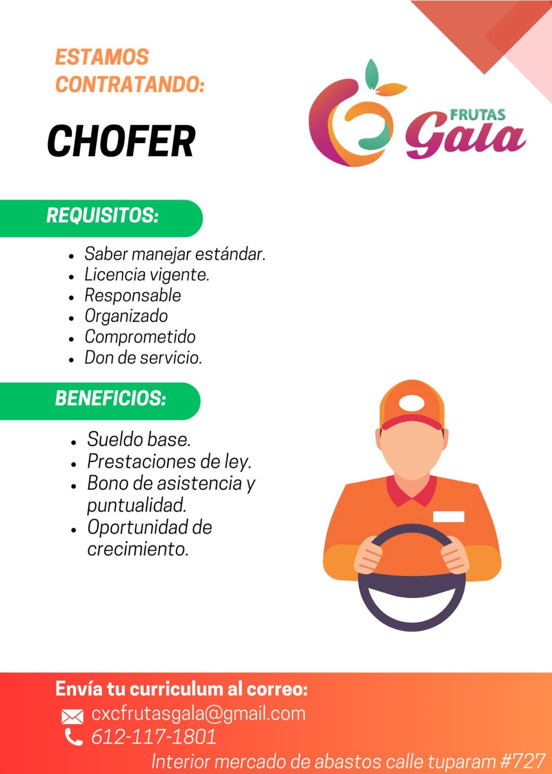 Chofer Repartidor