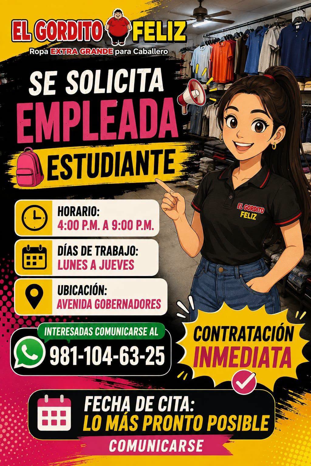 Empleada Estudiante