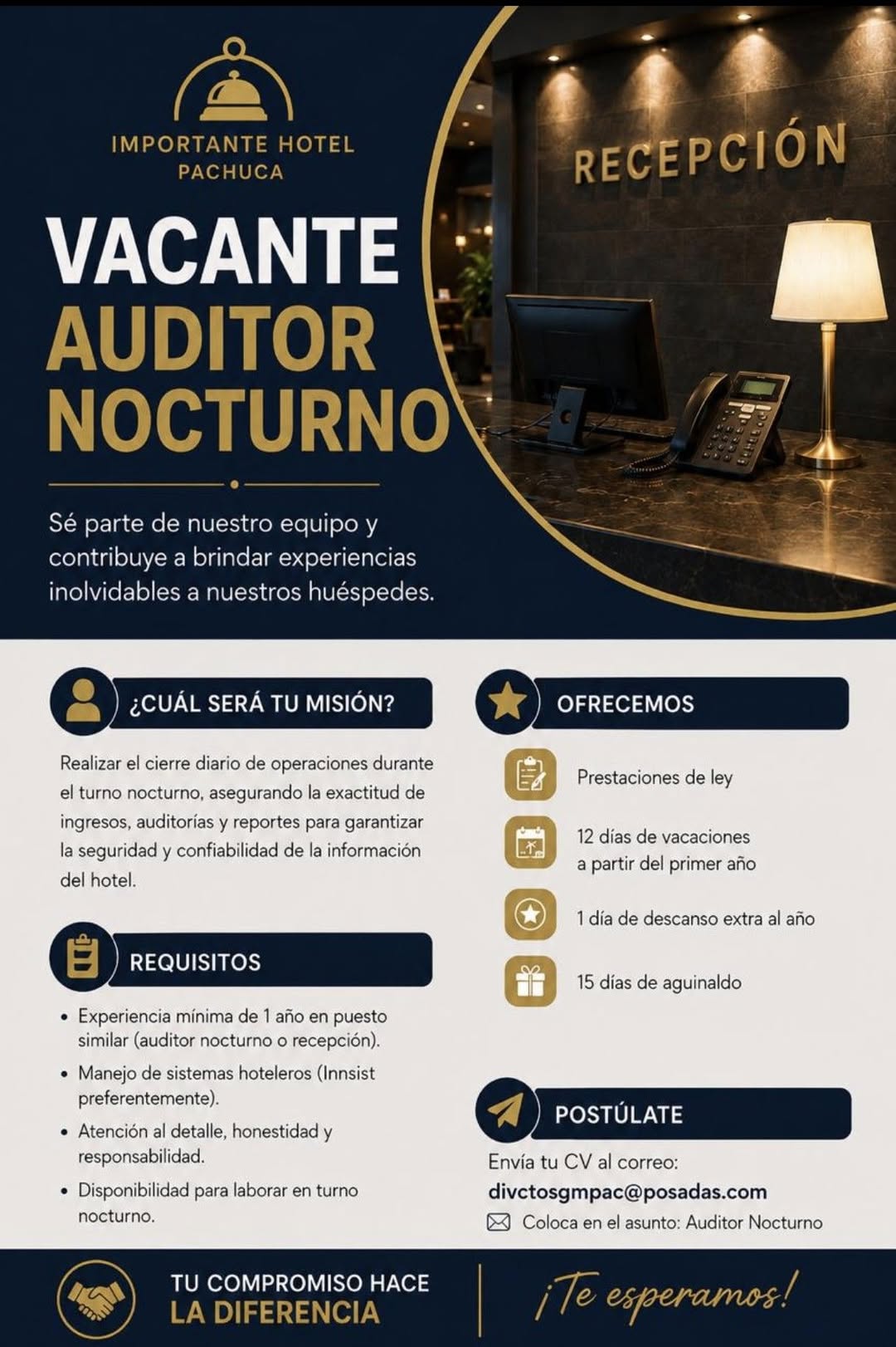 Vacante disponible