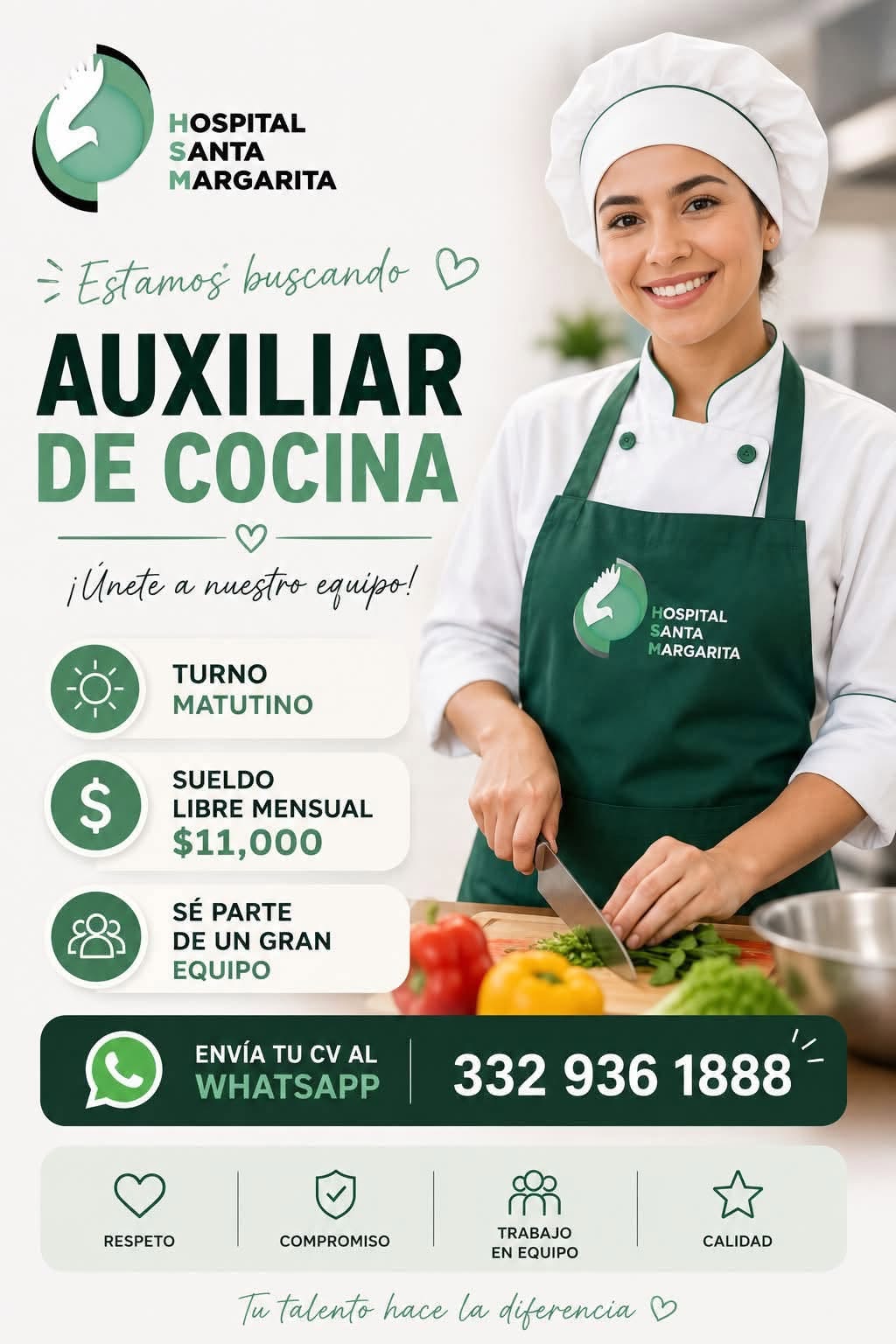 Auxiliar de Cocina