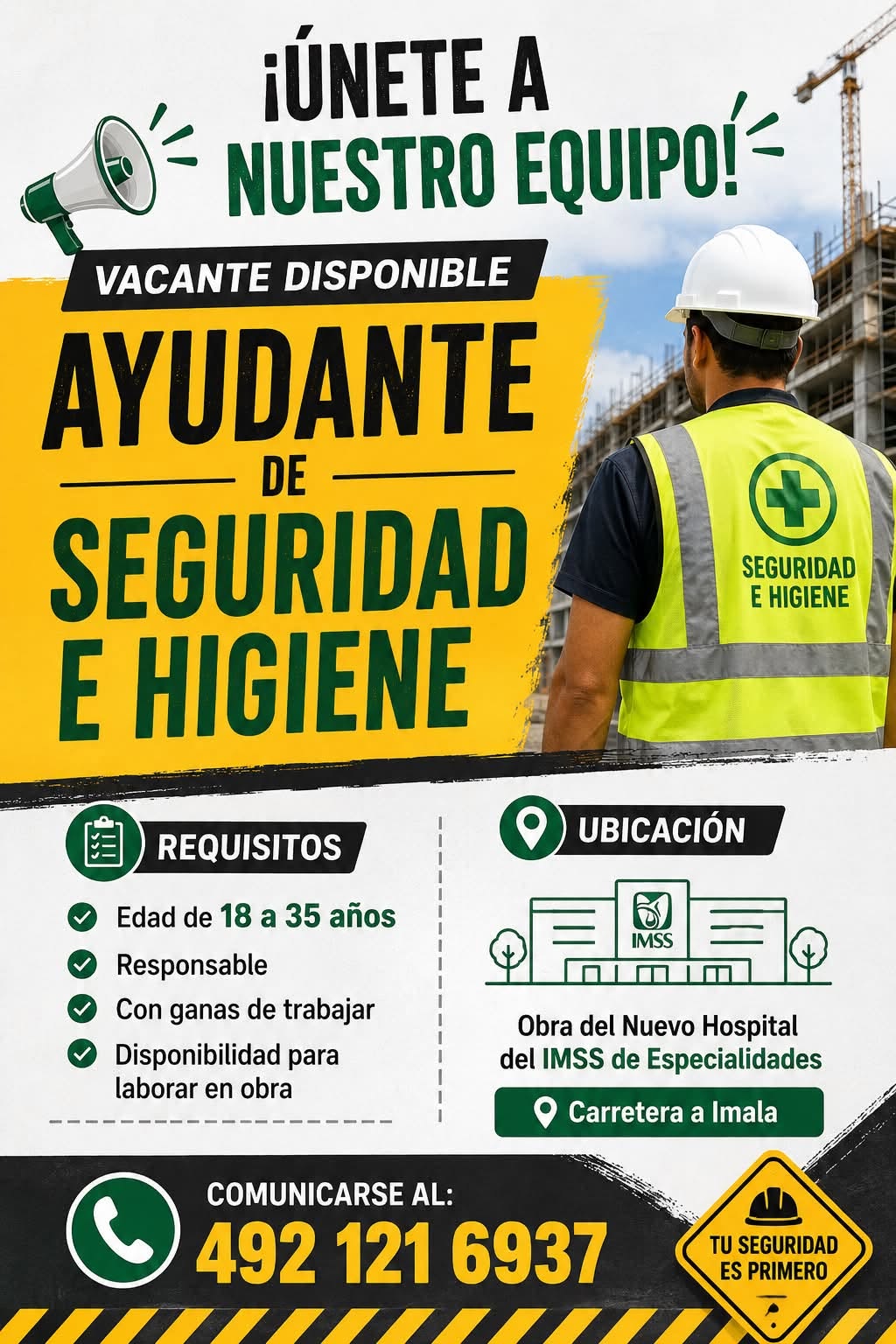 Ayudante de Seguridad e Higiene