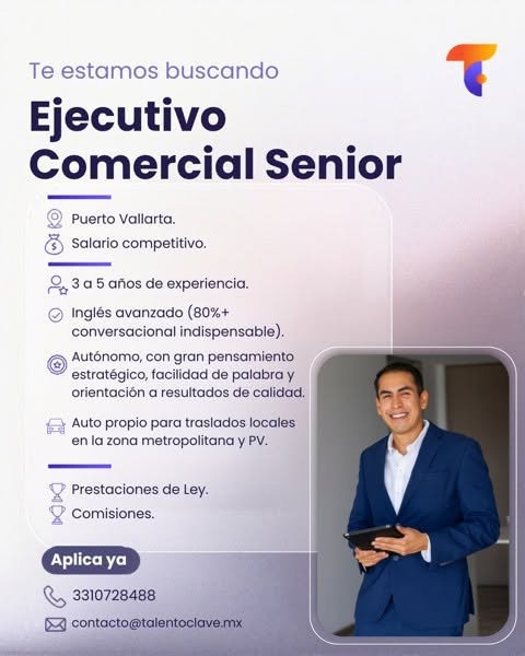 Ejecutivo Comercial Senior