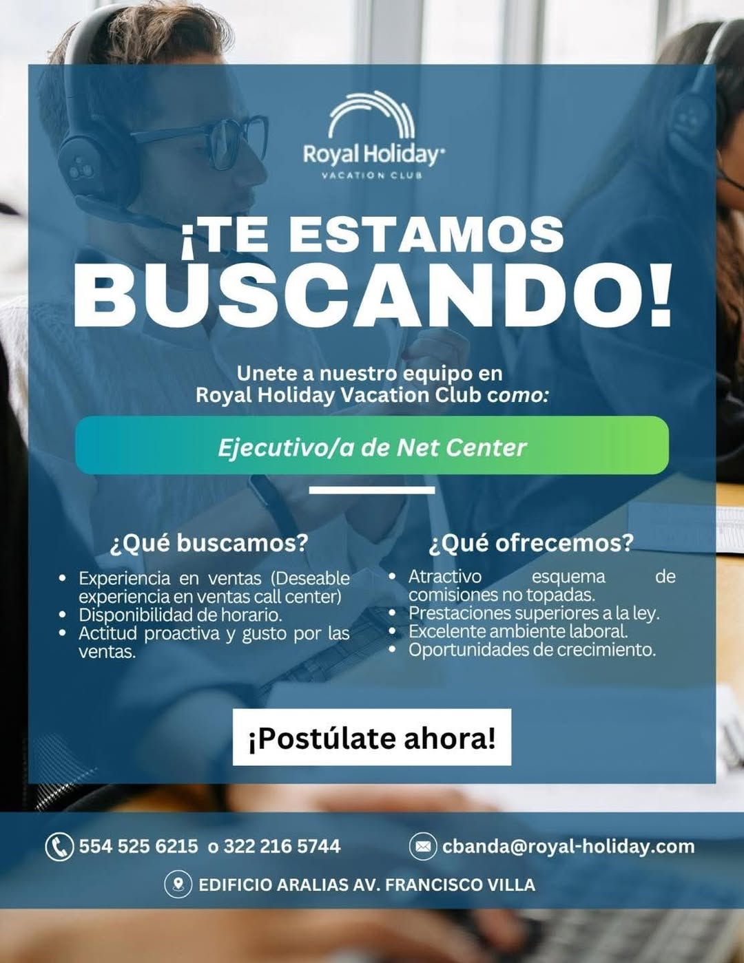 Ejecutivo(a) de Net Center