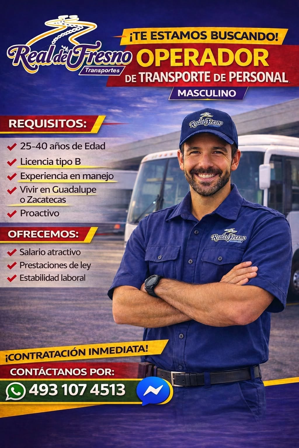 Operador de Transporte de Personal