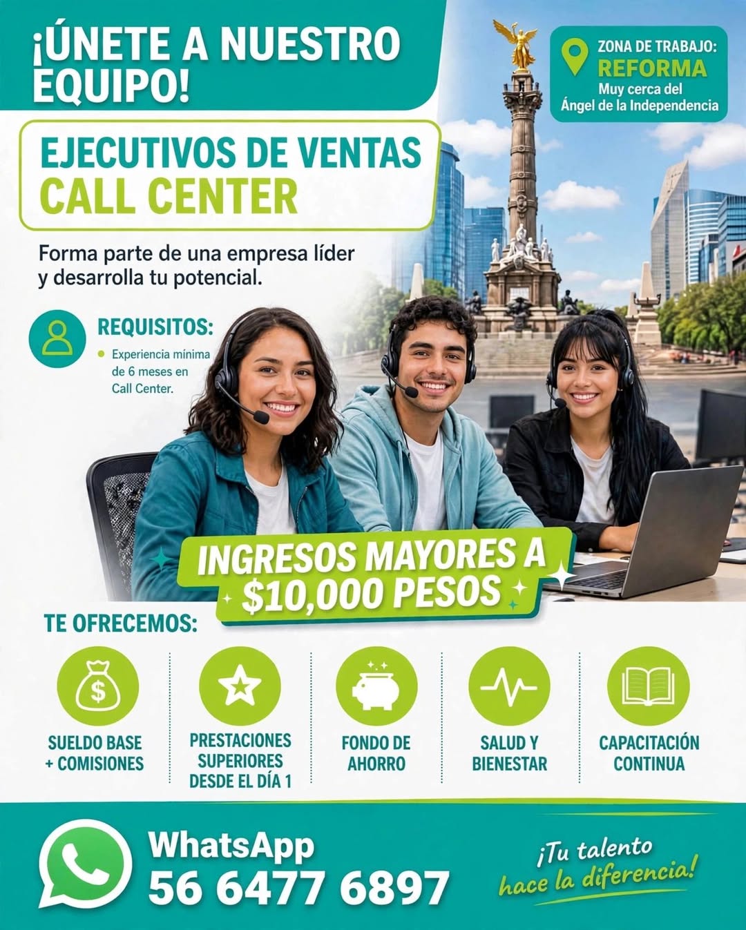 Ejecutivo de Ventas Call Center