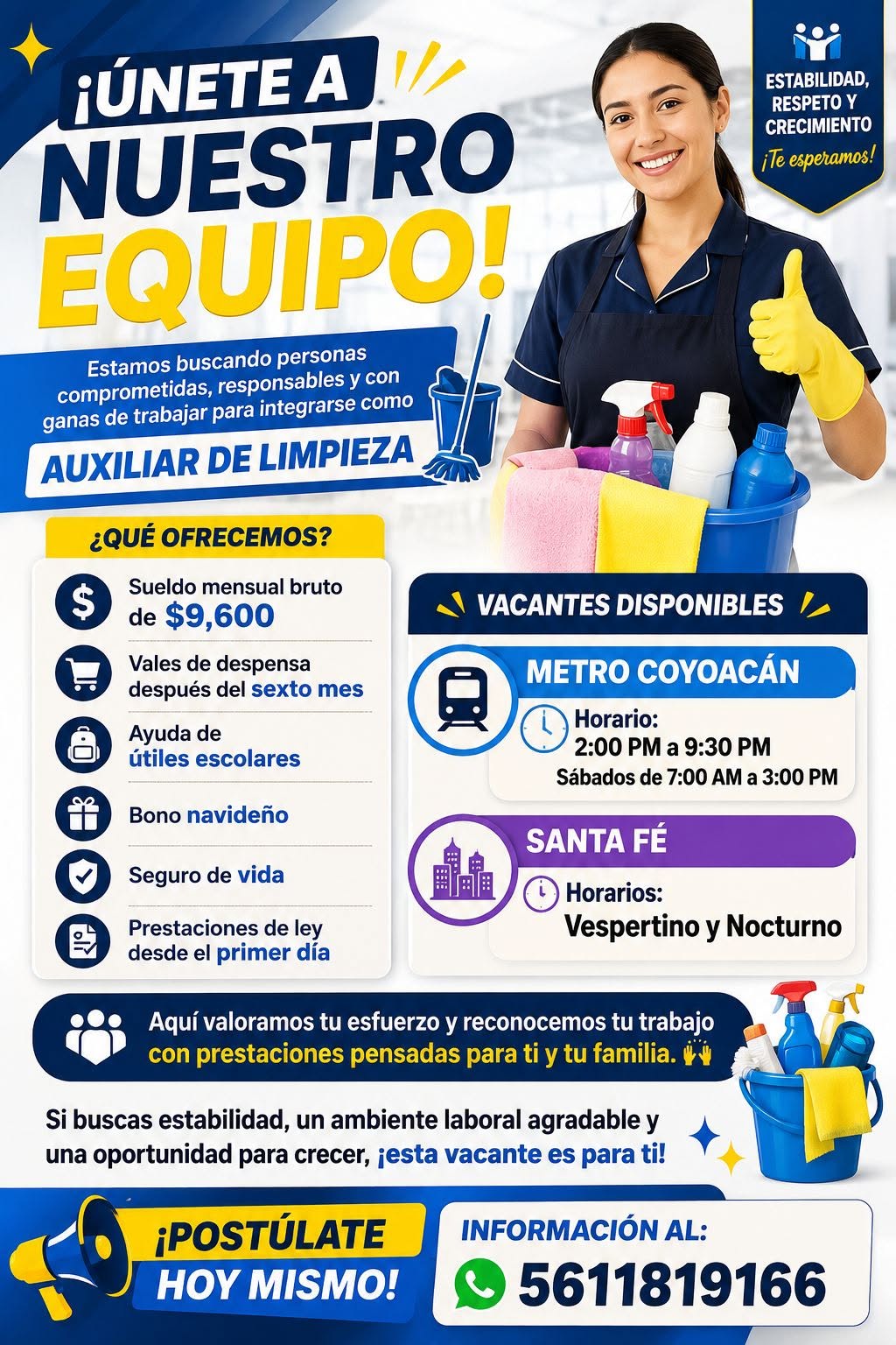 Auxiliar de Limpieza