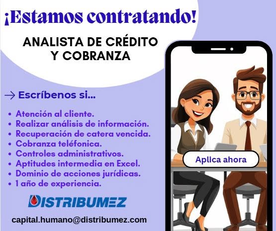 Analista de Crédito y Cobranza