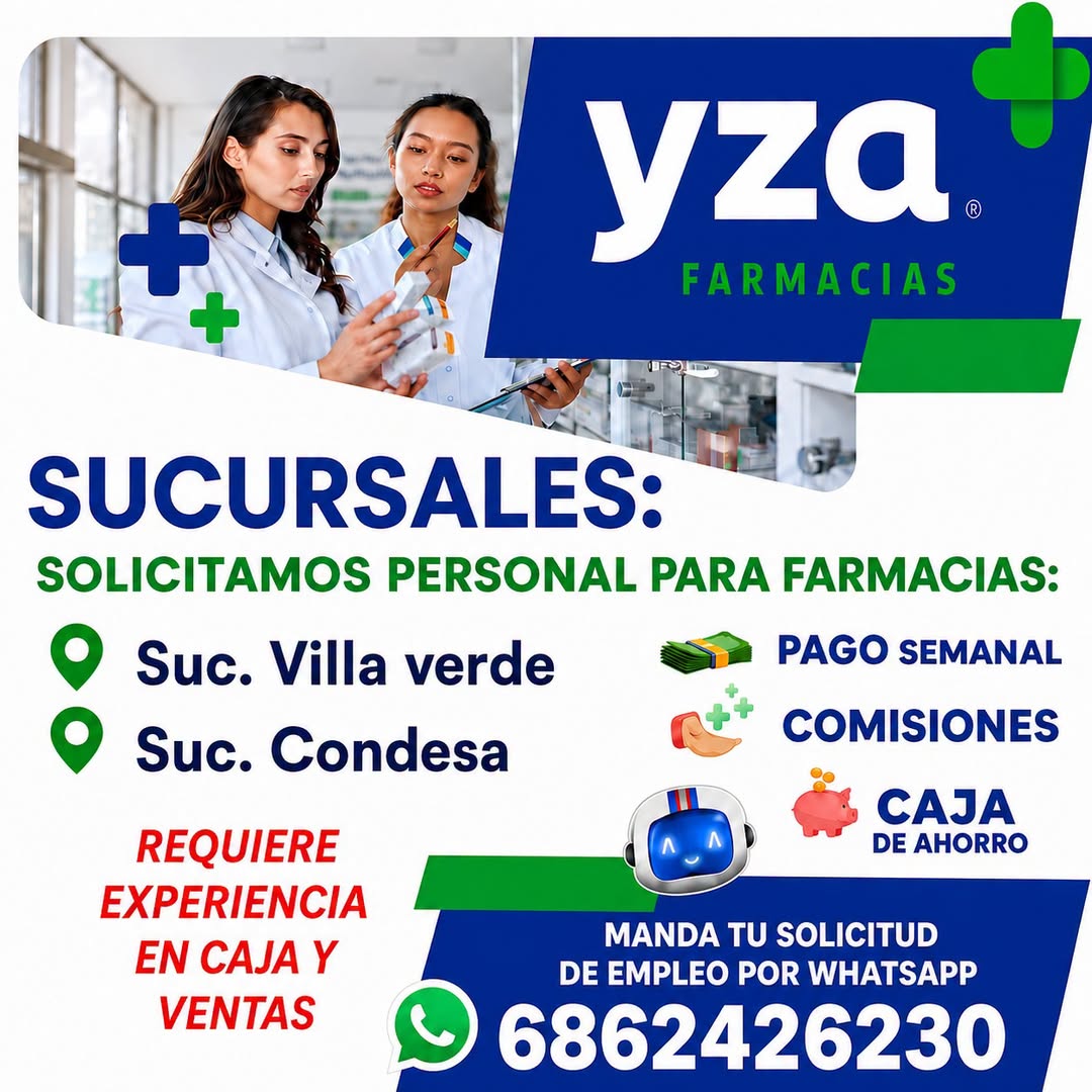 Personal para Farmacia