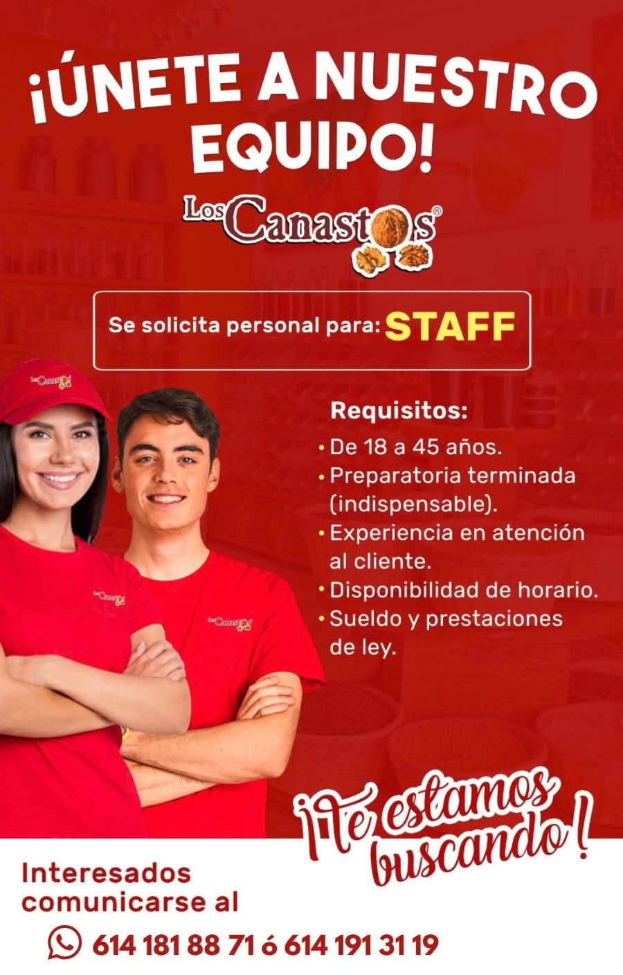 Personal para STAFF