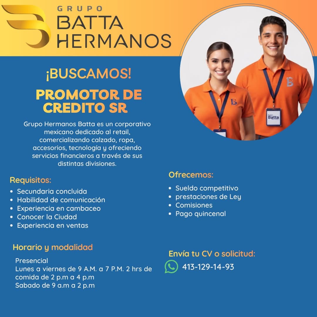 Promotor de Crédito SR