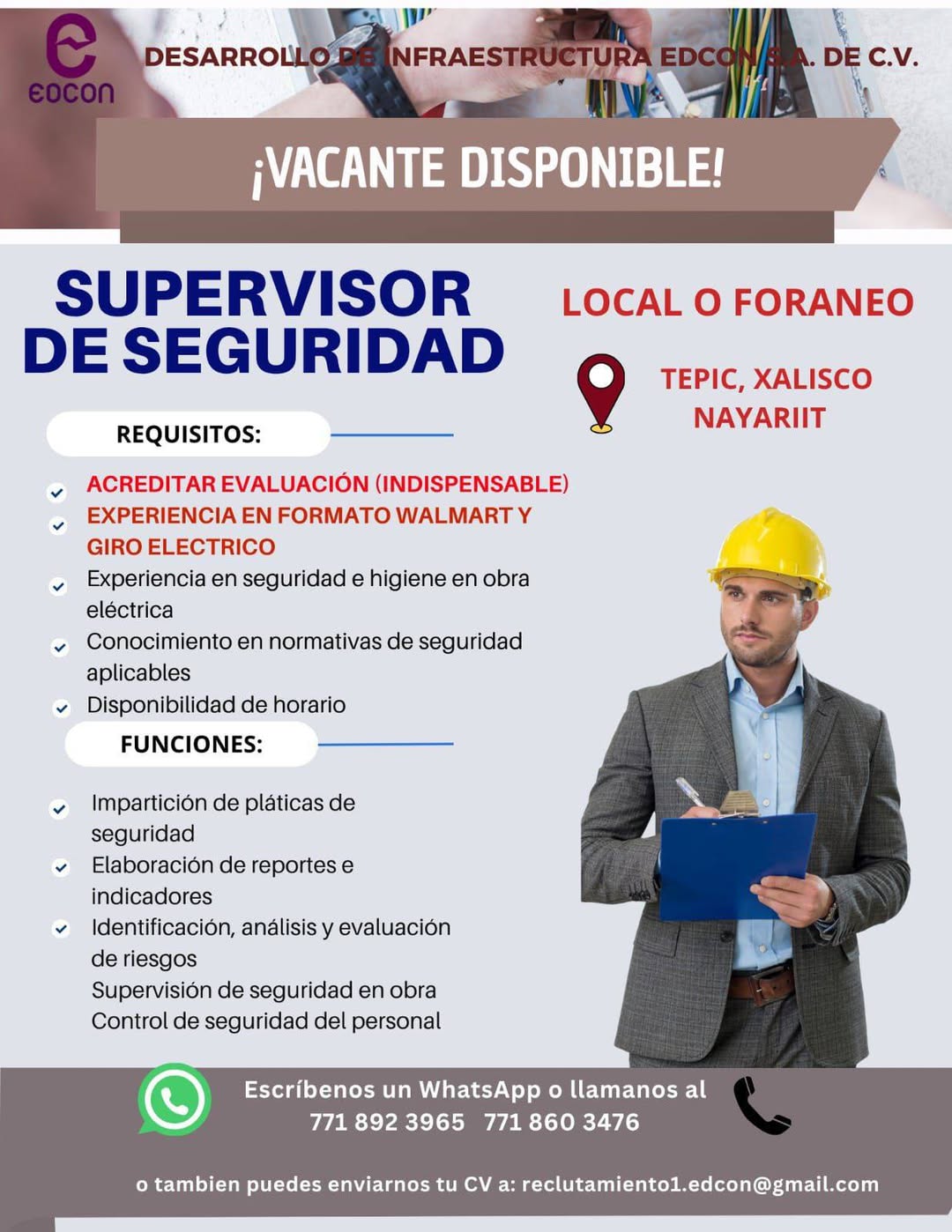 Supervisor de Seguridad
