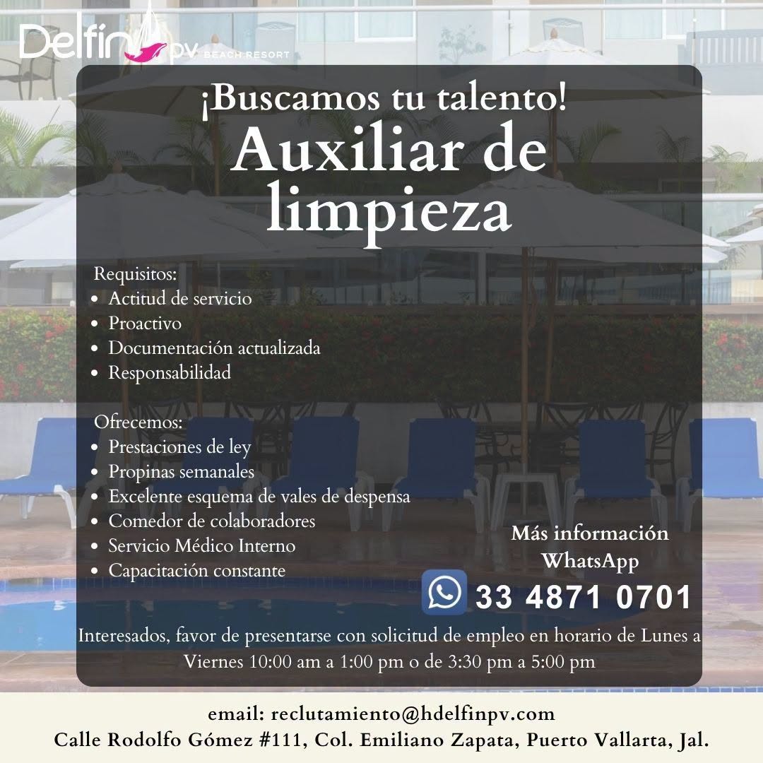 Auxiliar de Limpieza