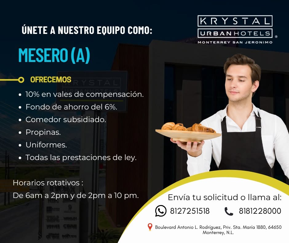 Mesero(a)
